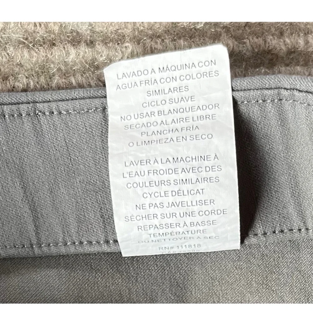 Michael Kors Gray Pull On‎ Slim Fit Stretch Pants Womens Medium Business Casual